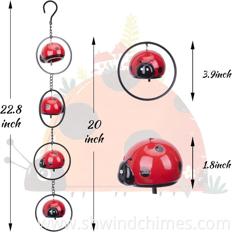 Ladybugs Wind Chime